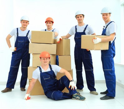 Customer placing items into a secure storage unit