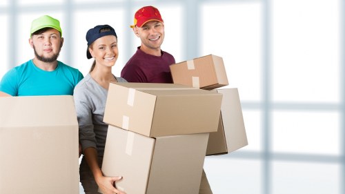 Business inventory stored safely in a Northwood secure storage facility