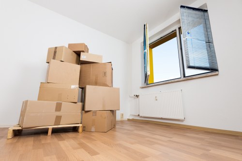 Small removals van ready for a compact move in Northwood