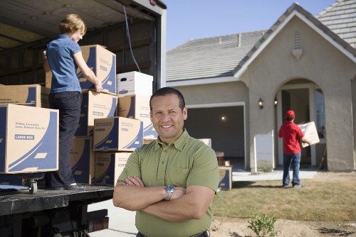 Local Northwood man and van team transporting office equipment