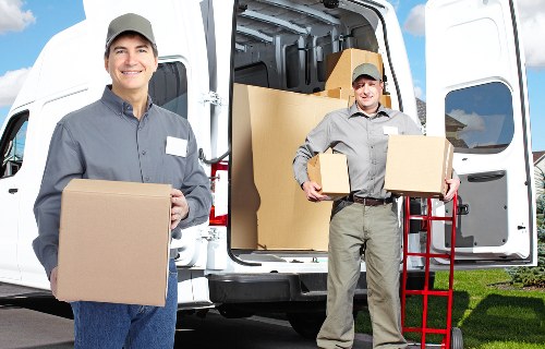 Moving day loading process for house removals in Northwood