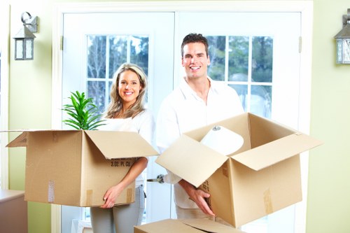Organised self storage units in Northwood for furniture and boxes